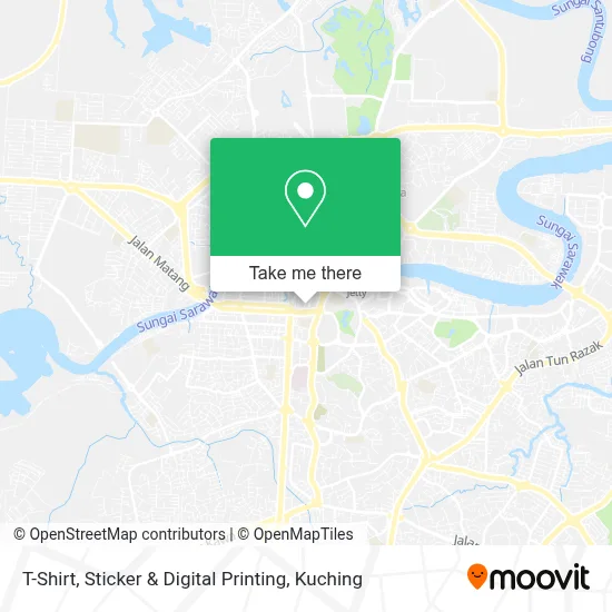 T-Shirt, Sticker & Digital Printing map