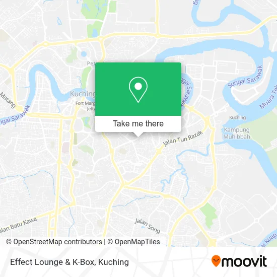 Effect Lounge & K-Box map