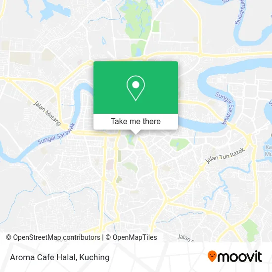 Aroma Cafe Halal map