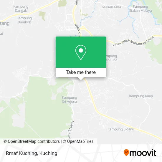 Rmaf Kuching map