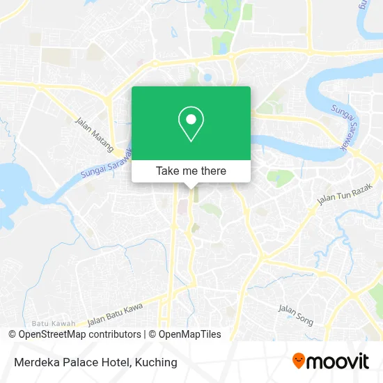 Merdeka Palace Hotel map