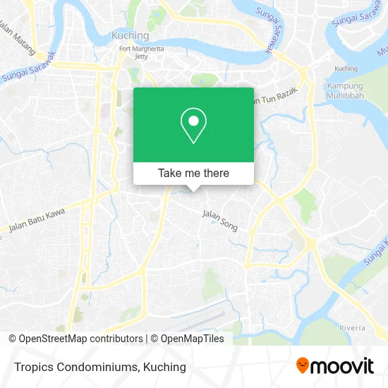 Tropics Condominiums map