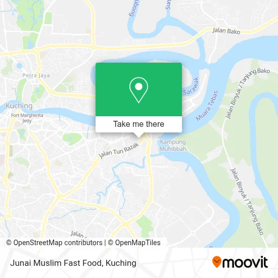 Junai Muslim Fast Food map