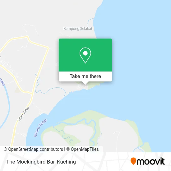 The Mockingbird Bar map