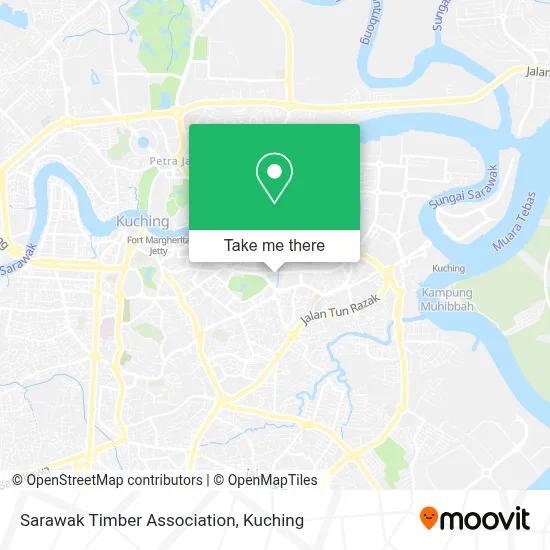 Sarawak Timber Association map