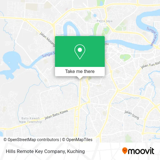 Hills Remote Key Company map