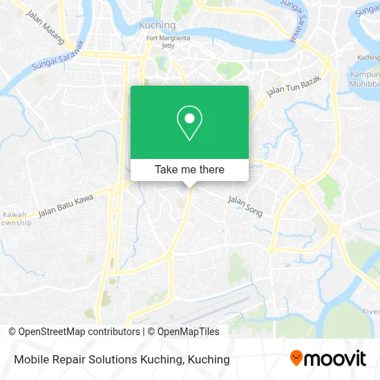 Mobile Repair Solutions Kuching map