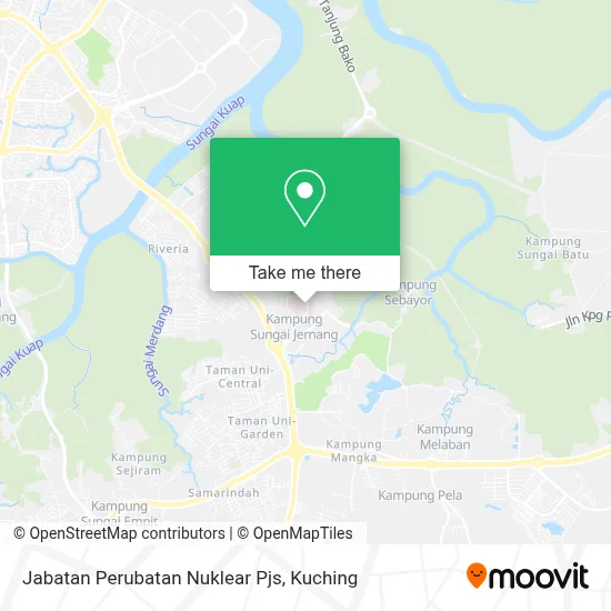Jabatan Perubatan Nuklear Pjs map