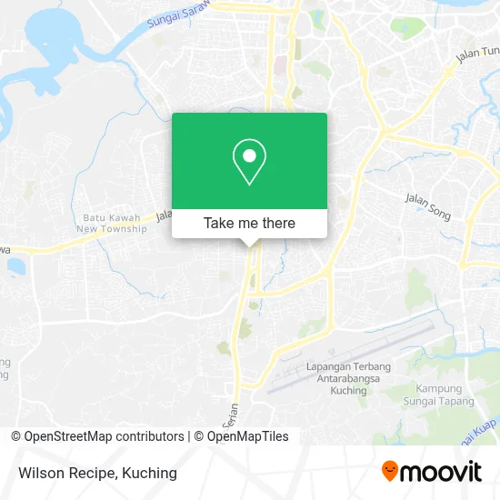 Wilson Recipe map