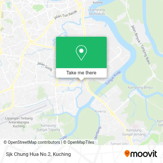 Sjk Chung Hua No.2 map