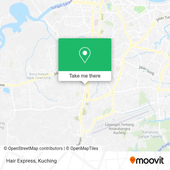 Hair Express map