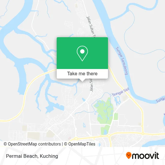 Permai Beach map