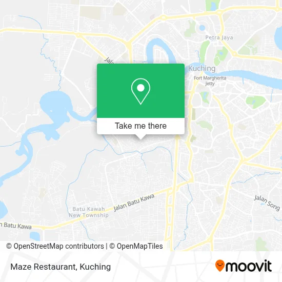 Maze Restaurant map