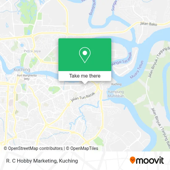 R. C Hobby Marketing map