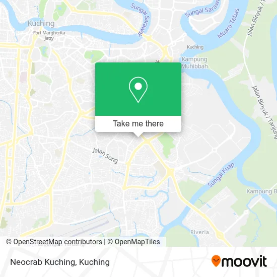 Neocrab Kuching map
