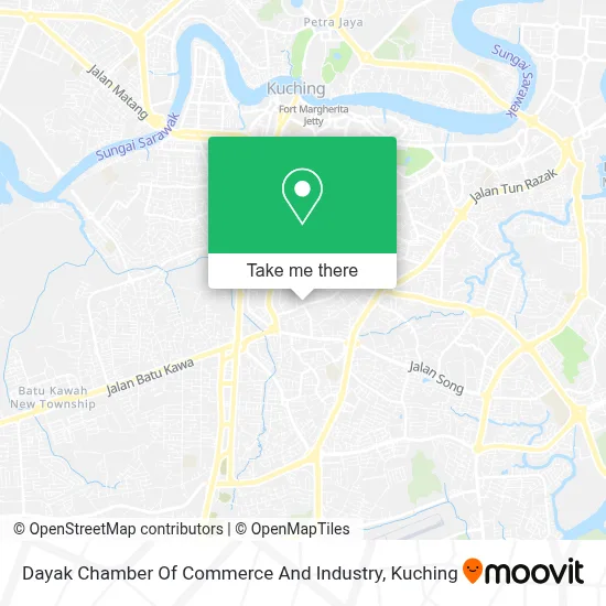 Dayak Chamber Of Commerce And Industry map