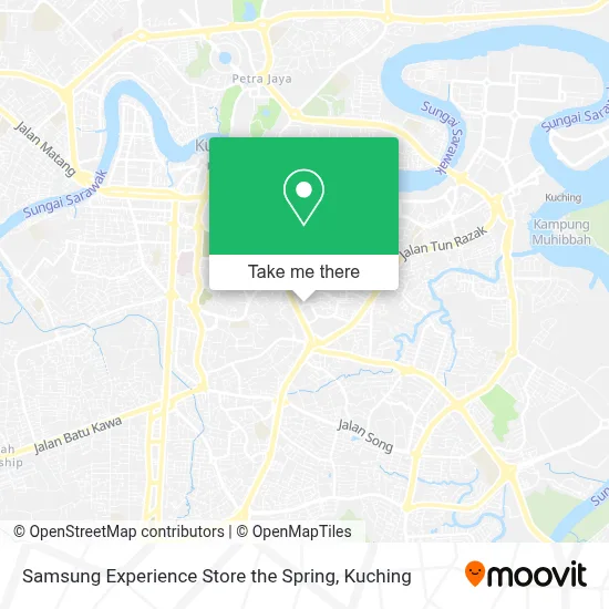 Samsung Experience Store the Spring map