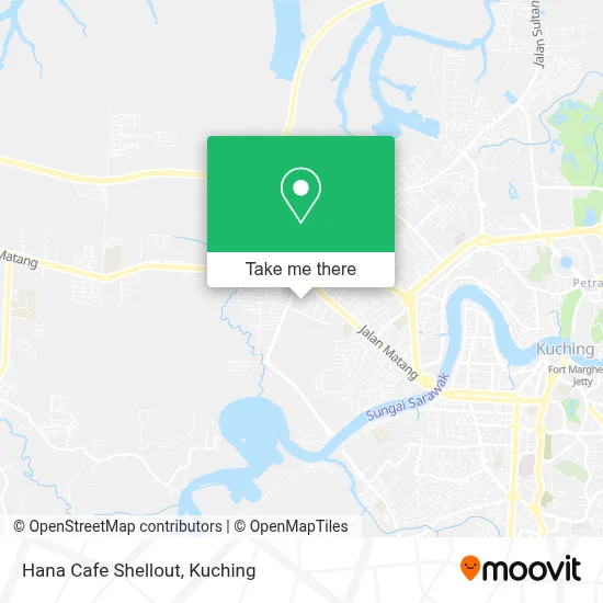 Hana Cafe Shellout map