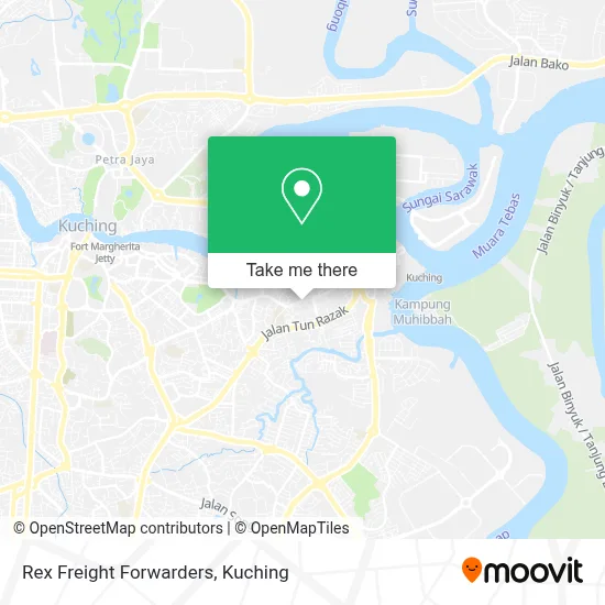 Rex Freight Forwarders map
