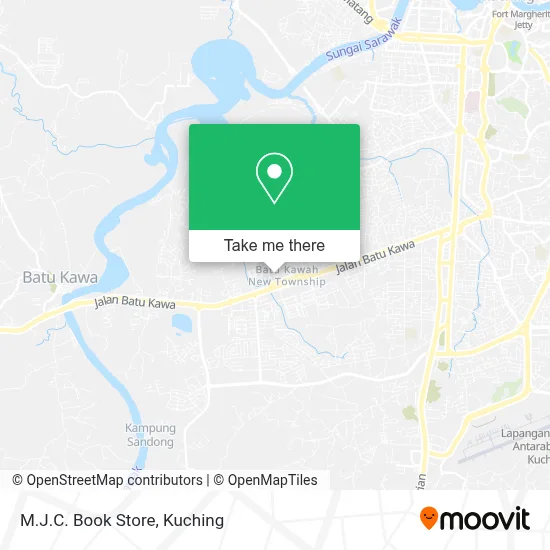 M.J.C. Book Store map