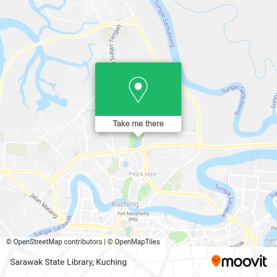 Sarawak State Library map