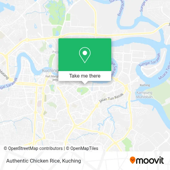Authentic Chicken Rice map