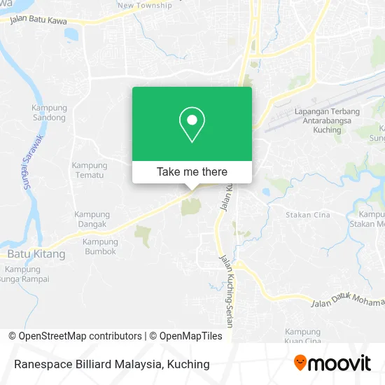 Ranespace Billiard Malaysia map