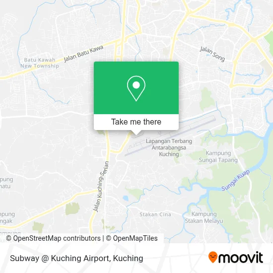 Subway @ Kuching Airport map