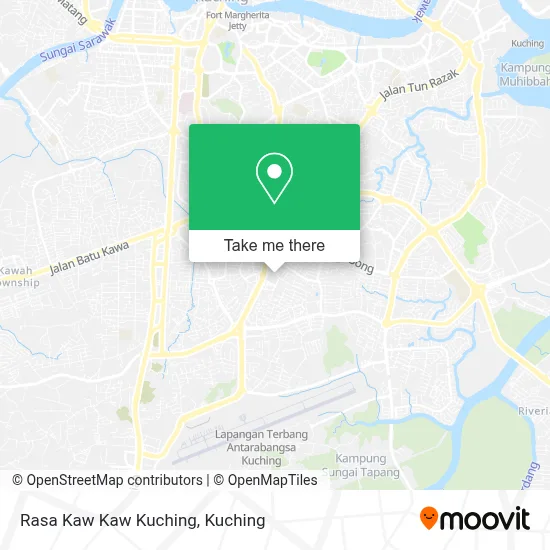 Rasa Kaw Kaw Kuching map