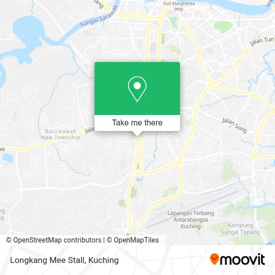 Longkang Mee Stall map