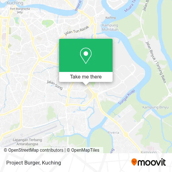 Project Burger map