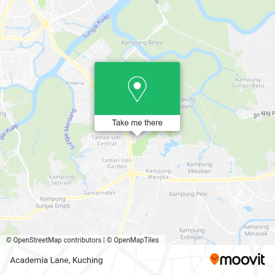 Academia Lane map
