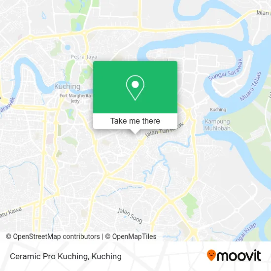 Ceramic Pro Kuching map