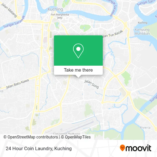 24 Hour Coin Laundry map