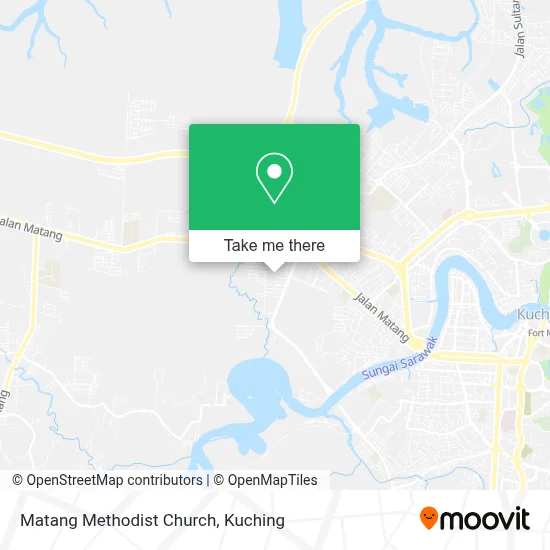 Matang Methodist Church map