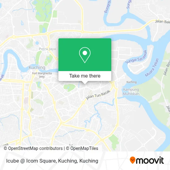 Peta Icube @ Icom Square, Kuching