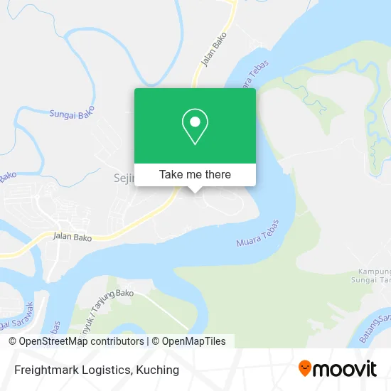 Freightmark Logistics map