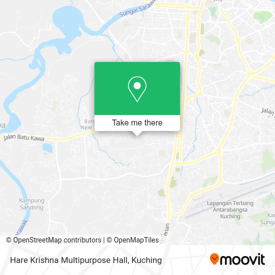 Hare Krishna Multipurpose Hall map