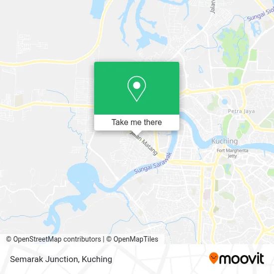 Semarak Junction map