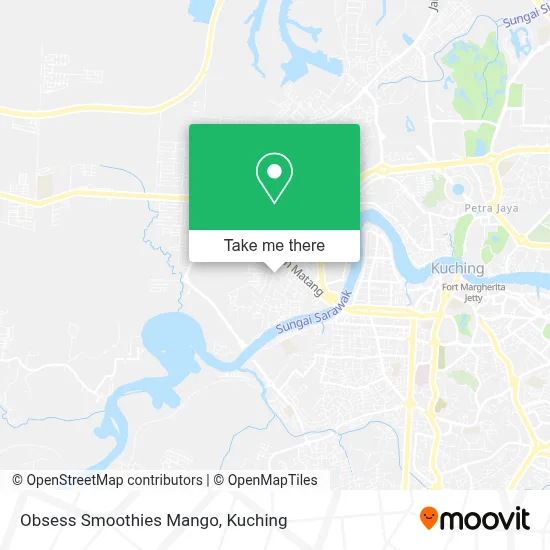 Obsess Smoothies Mango map