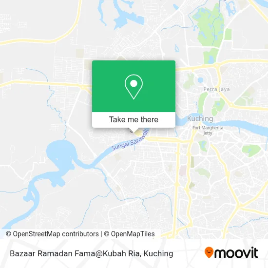 Bazaar Ramadan Fama@Kubah Ria map