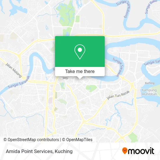 Amida Point Services map