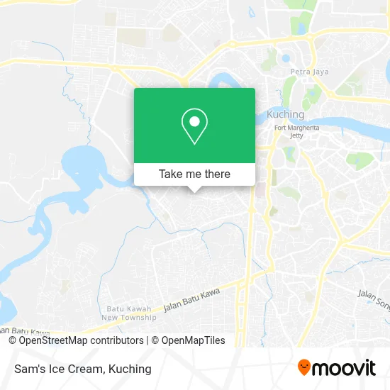 Sam's Ice Cream map