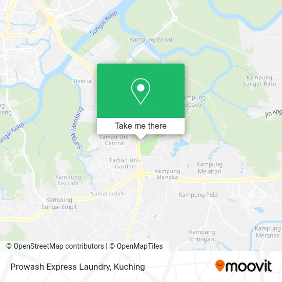 Prowash Express Laundry map