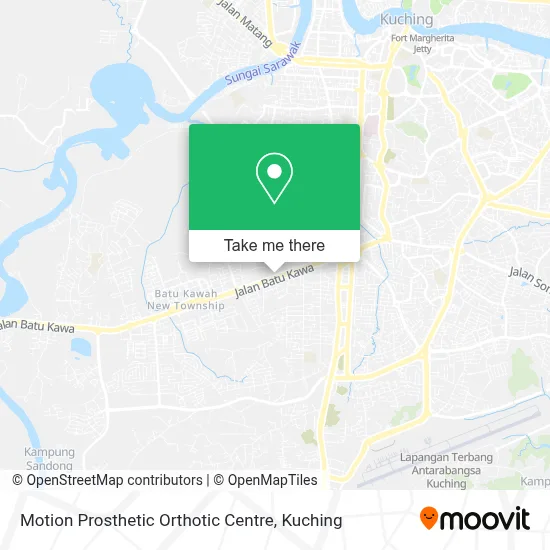 Motion Prosthetic Orthotic Centre map