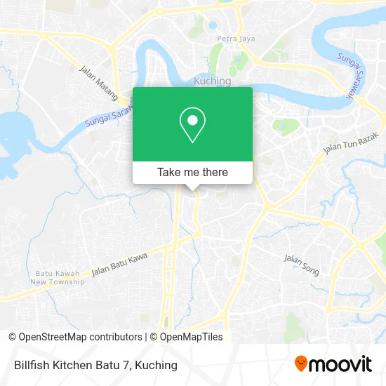 Billfish Kitchen Batu 7 map