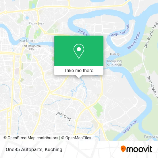 One85 Autoparts map