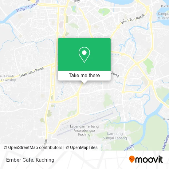 Ember Cafe map