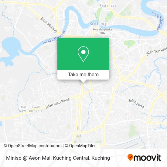 Miniso @ Aeon Mall Kuching Central map
