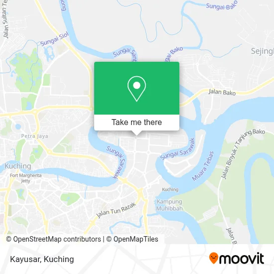 Kayusar map